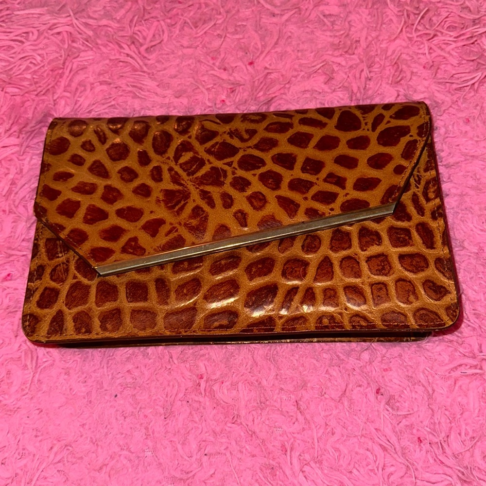 Giraffe print purse
